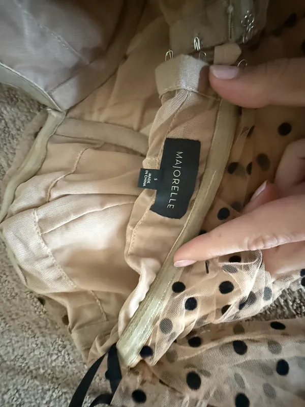 Majorelle Secrets Dress Dark Nude - Image 5
