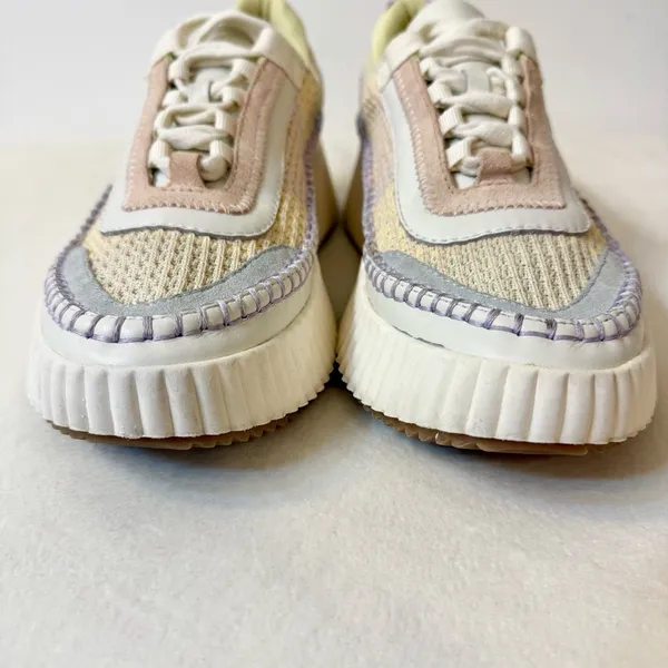 Dolce Vita Women’s Dolen Multi Pastel Stripe Knit Platform Sneakers Size 8 - Image 9