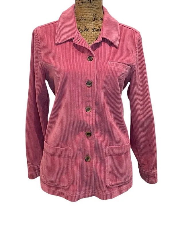 Pink Corduroy Button - Image 2
