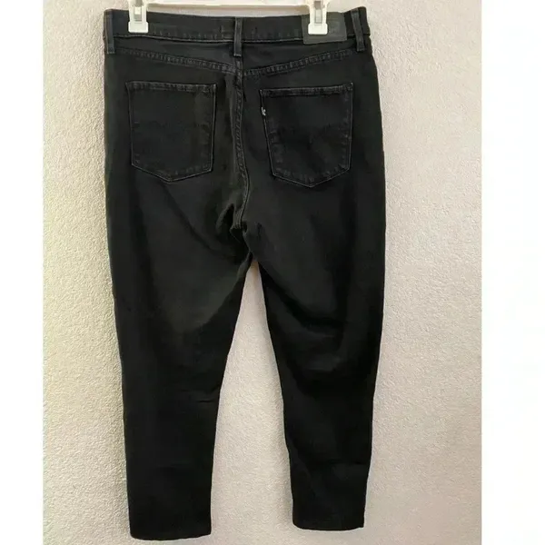 Levis 311 Shaping Skinny Black Wash Jeans Sz 29 - Image 3