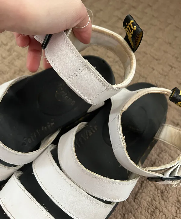 Doc Martens White Sandals - Image 5