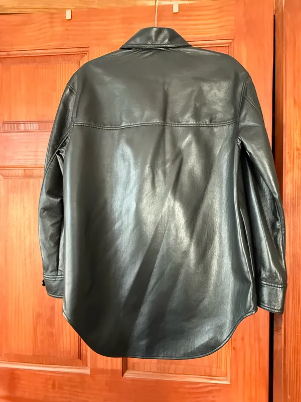 Aritzia Ganna Leather Wilfred Jacket Vegan - Image 2