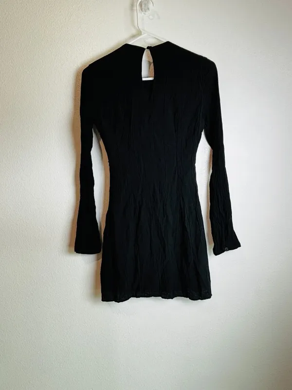 Zara Black Mini Dress Size S - Little Black Dress - Image 5