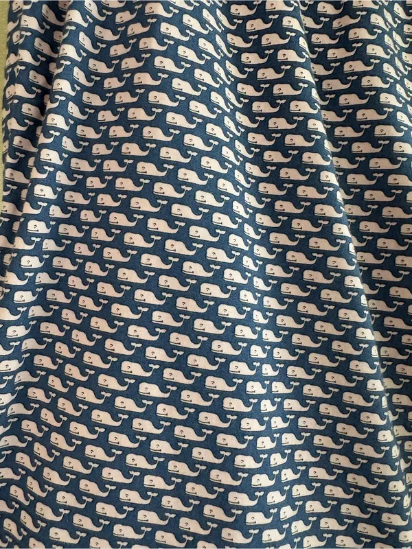 NWOT Vineyard Vines Navy Blue Pink All Over Whale Pattern Pajama Pants Lounge S - Image 2