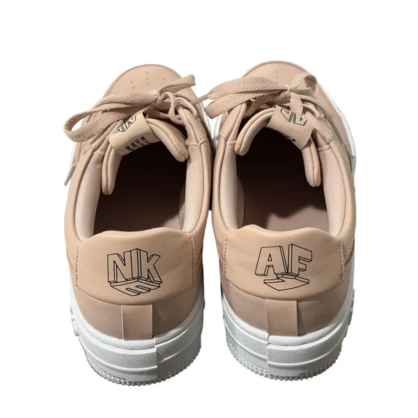 Nike Air Force 1 Pixel Platform Sneakers in Blush Pink 9.5W - Image 10