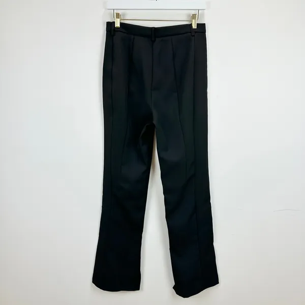 Walter Baker Atlas Wide Leg Pants Black Trouser Minimalist Office Slit Small NWT - Image 6