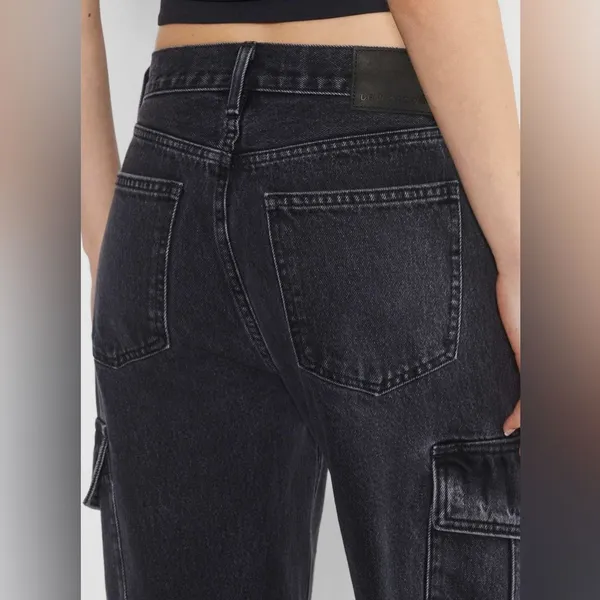 Aritzia Denim Forum The Farrah Hi-rise Cargo Jean Size 24 - Image 11