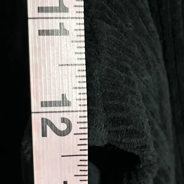 Aerie Women's Black Ribbed Flare Leggings Size‎ Medium Regular Loungewear - Image 4