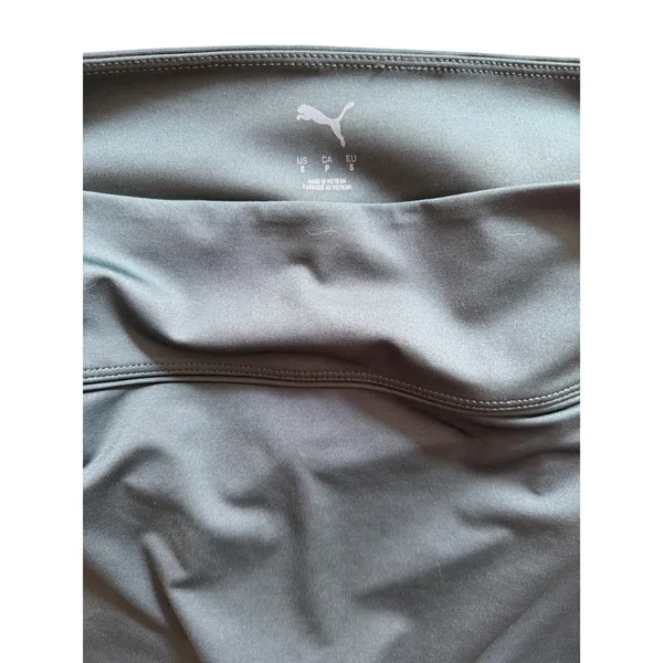 PUMA Golf Blake Piped Knit Skort Small Teal Blue Built-In Shorts Pockets - Image 11
