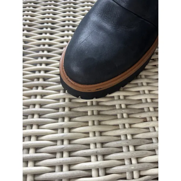 Free People‎ Jack Zip Leather Boot Size 41 boho heel platform equestrian layered - Image 8