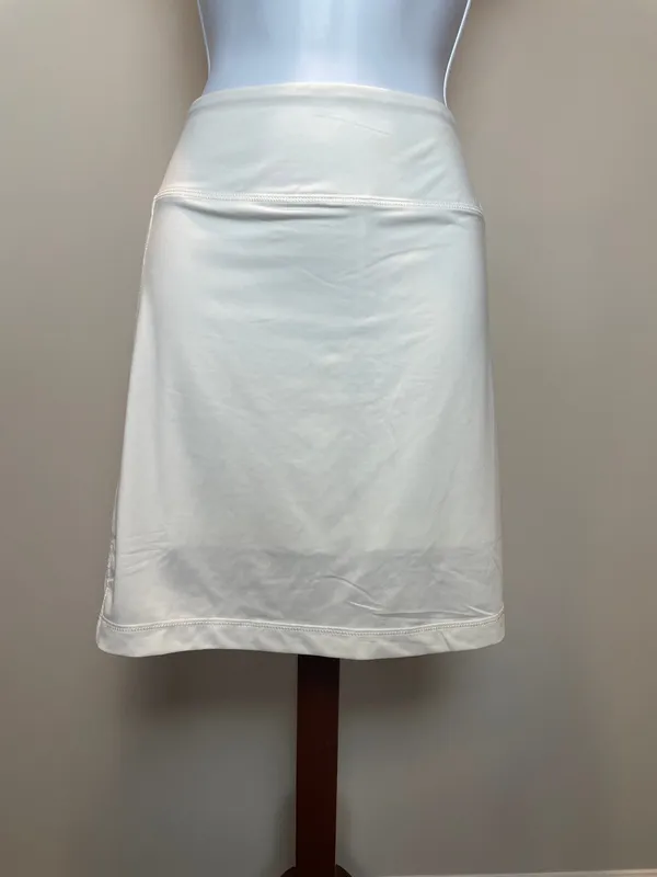 J.Jill A‑Line Knit Skort Size M White Athleisure Activewear - Image 2