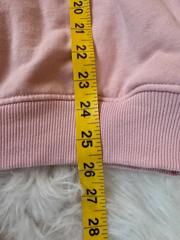 Lazy Sunday by Cali 1850 Oversized Fleece Hoodie with Side Pockets Pink XL - Image 9