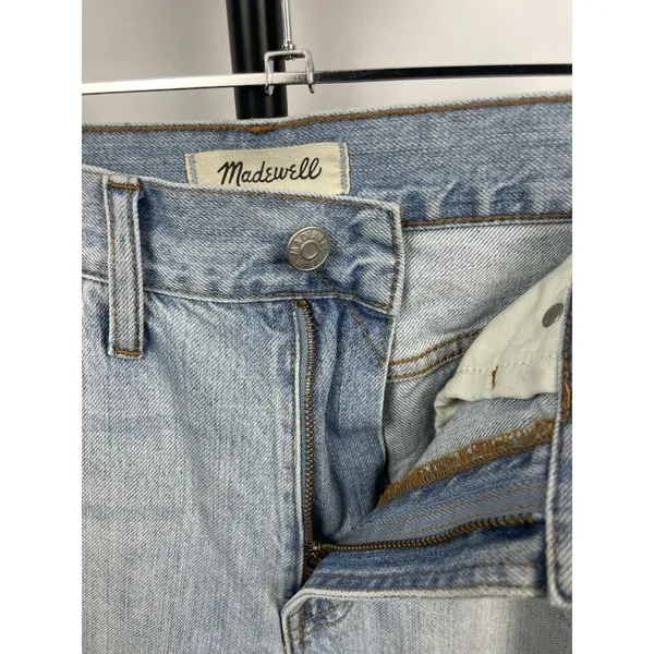 Madewell‎ Light Blue Wash The Perfect Summer Straight Leg Denim Jean Size 28 - Image 9