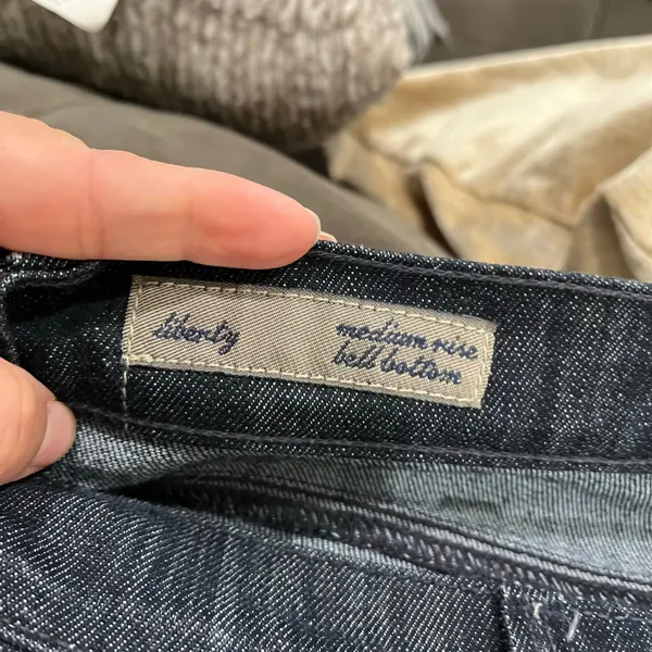 Y2K Citizens of Humanity Liberty Bell Bottom‎ Jeans Dark Wash USA 28 Boho - Image 4
