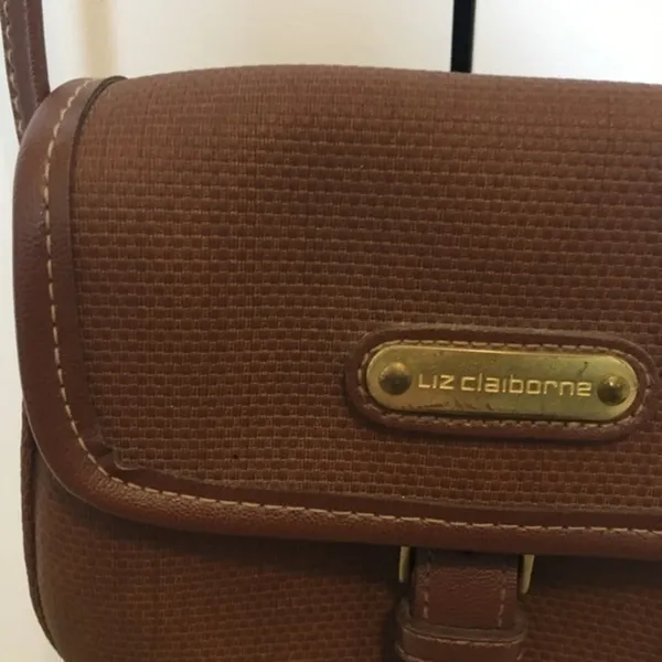 Vintage brown Liz Claiborne crossbody purse - Image 4