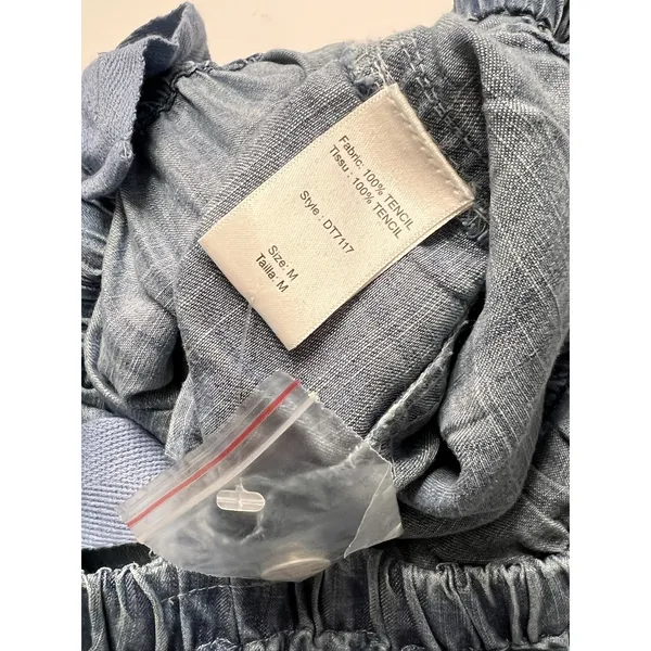 Elan Tenny The Tencel Jumpsuit Blue Women's Medium Pockets Drawstring - Image 7
