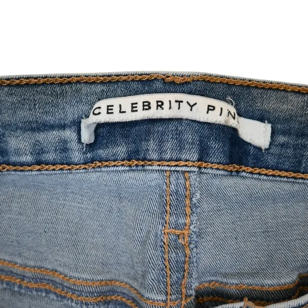 Celebrity Pink Womens 7/28 Distressed Flare Jeans - Image 9