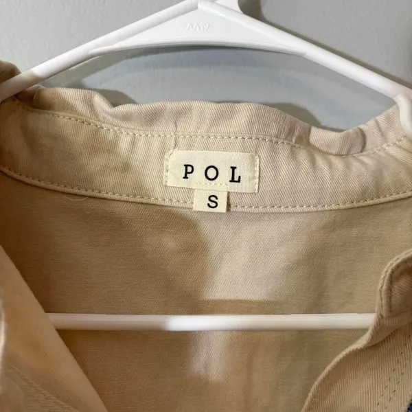 NWOT POL patchwork shacket‎ - Image 4
