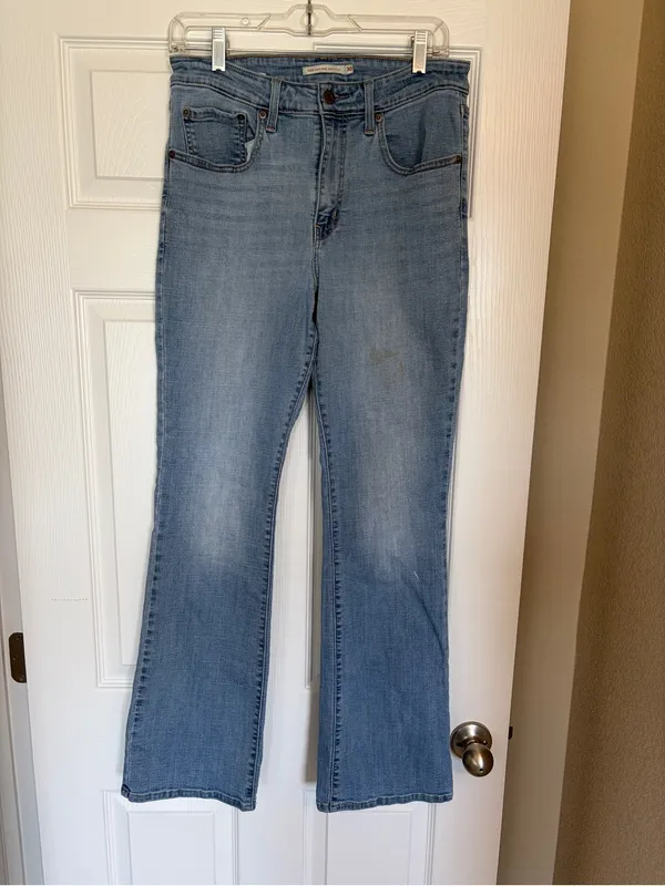 Levi’s 725 High Rise Bootcut Jeans 30 Classic Flattering Light Wash A5 - Image 2