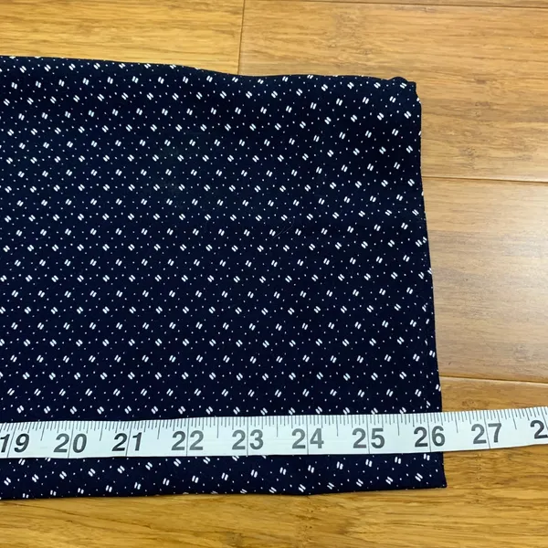 J. Crew Polka Dot Cropped Pants Womens‎ Size 10 Elastic Waist Career Casual Navy - Image 10