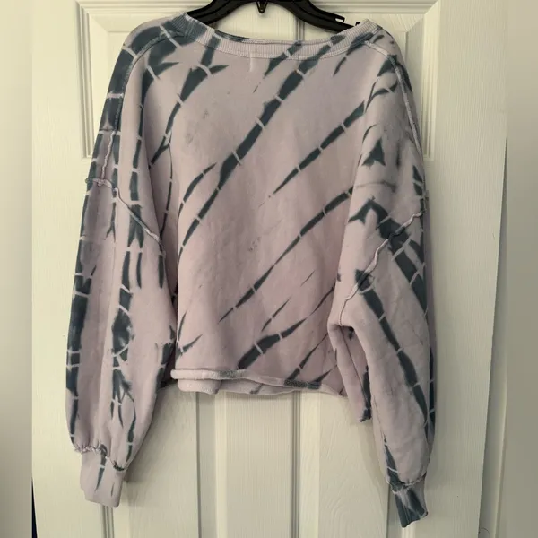 Wildfox Olivia Muse Spiral Dye Women’s Lavender & Blue Sweatshirt Size XS - Image 7