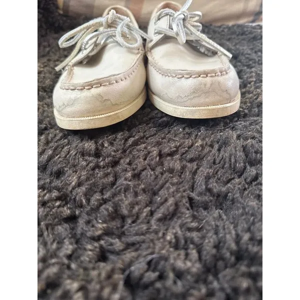 Sperry Top siders off white size 9M - Image 12