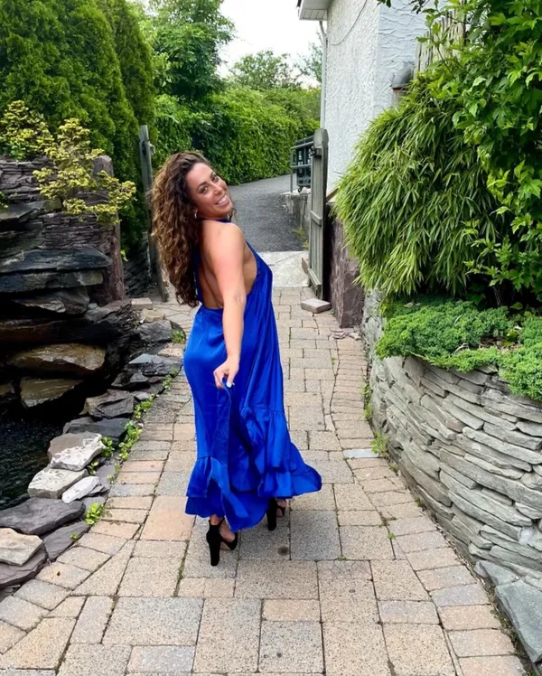 ASOS Royal Blue Halter Dress - Image 5