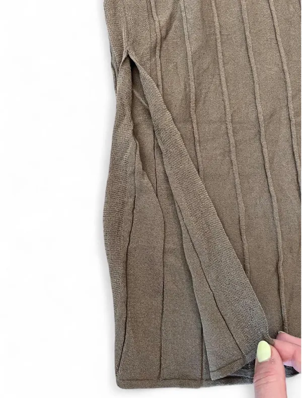 Club Monaco Wide Rib Pants Brown Small - Image 4