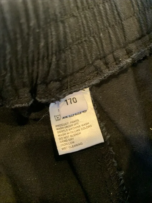 Sangtree Women’s Size 170 ~ Small / Medium Black Casual Cargo Jogger Pants - Image 4