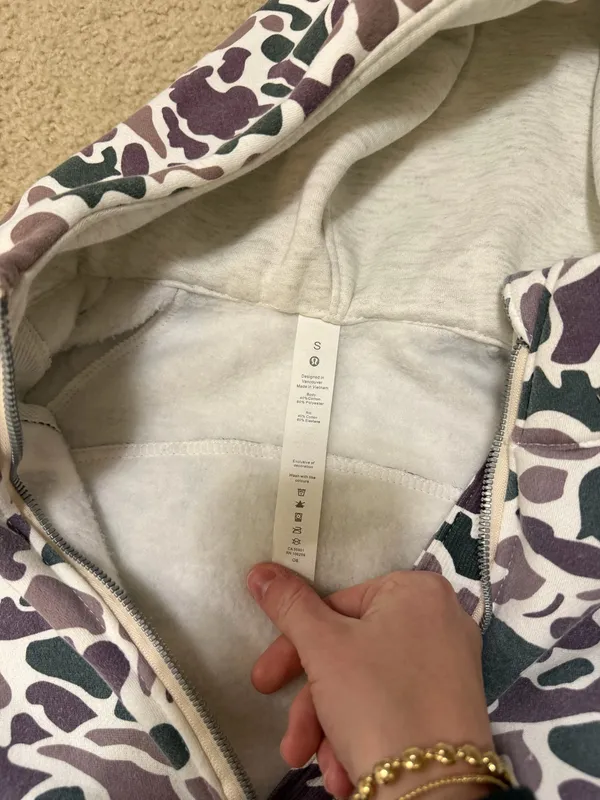 Camo Lululemon Scuba Hoodie - Image 3