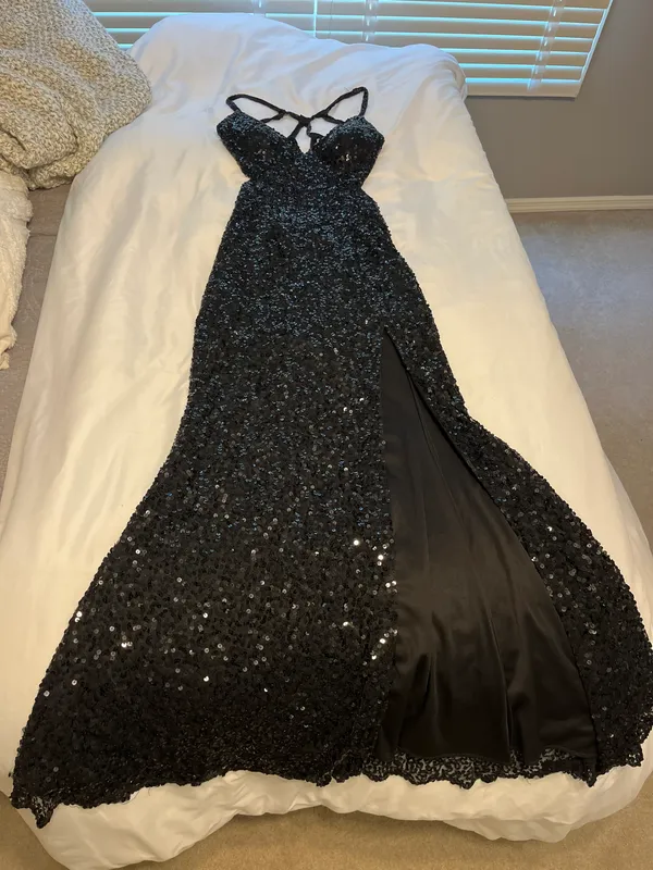 Black Prom Dress Size 2 - Image 3