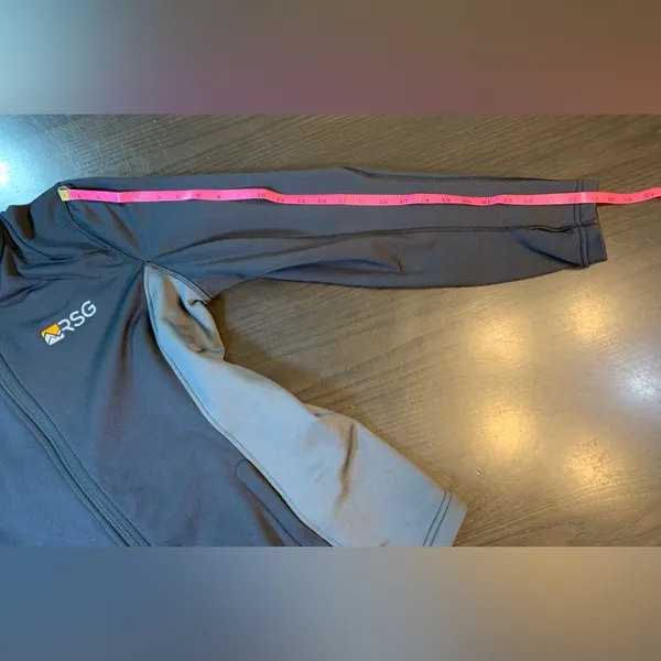 LL Bean Jacket Women’s XL Full‎ Zip Fleece Lined Soft-shell Black Athletic Logo - Image 10