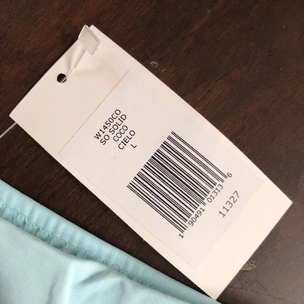 NWT Eberjey Light Blue Coco Cielo Bikini Bottoms L - Image 6