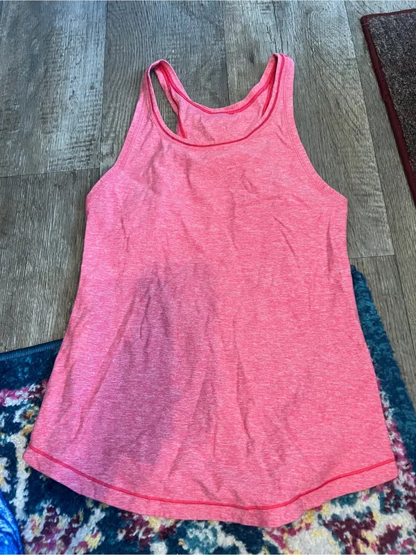Lululemon think fast top in pink size 6 - Image 3