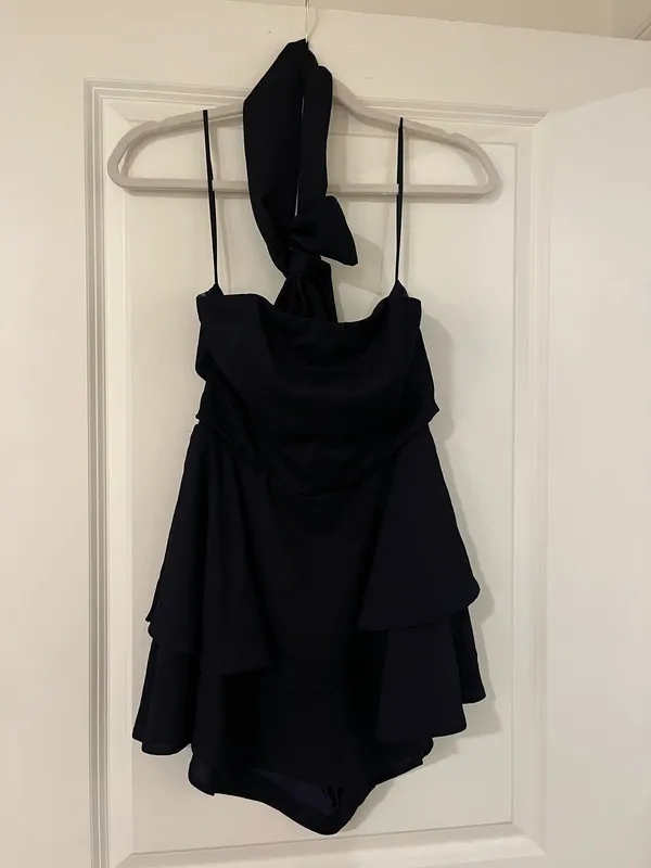 Navy Princess Polly Romper - Image 2