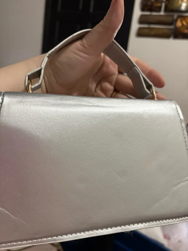 Classic Metallic Silver Top - Image 4