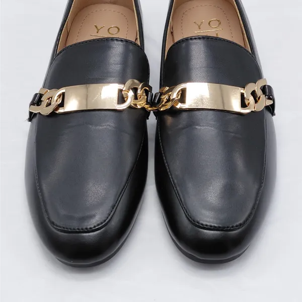 Yoki Edline-36 Women's Dress Loafers Size 6 Black Slip On Casual Comfort Shoes - Image 5