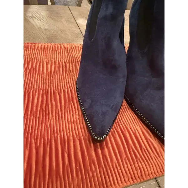 Miss Lola Teal Boots Heels Size 9 - Image 7