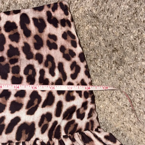 So Me Leopard bubble Print Skater Skirt/Skort LG - Image 8