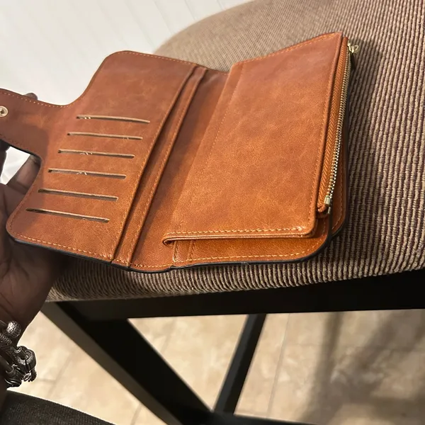 Black and Brown Women's Wallet - Image 6