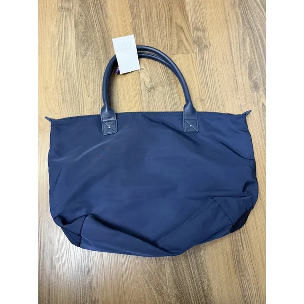 Zara Blue Nylon Tote Bag Purse‎ Capsule Bonjour Le Monde French Resort - Image 2