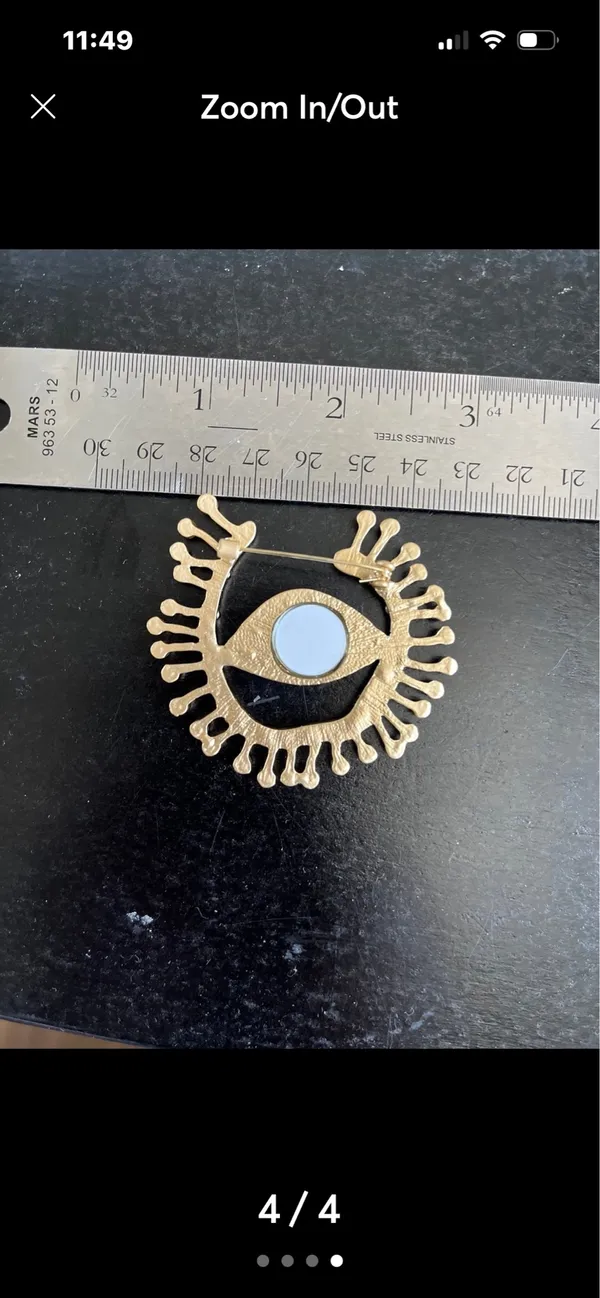 Anthropologie eye pin - Image 4