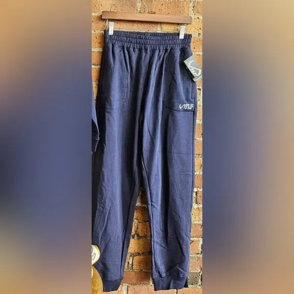 NWT TLF Chill Crop Sweatshirt & Sweatpants Deep Navy Set size-Small - Image 4
