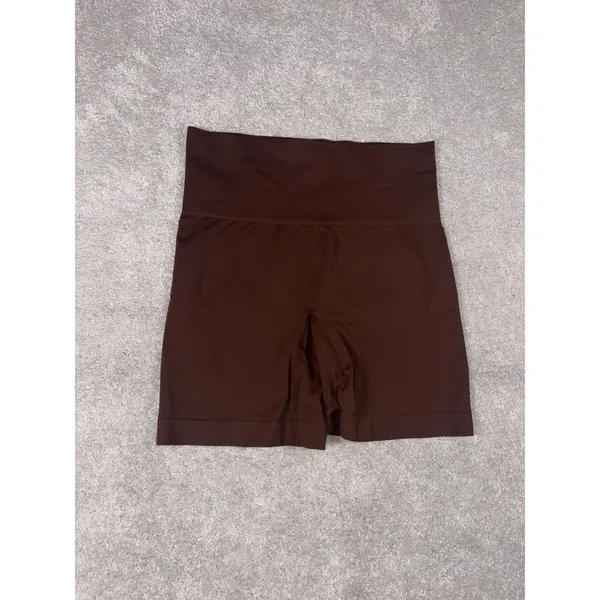 SKIMS Seamless Sculpt Mid Thigh Shorts Shapewear Cocoa Brown Women's M - Image 3