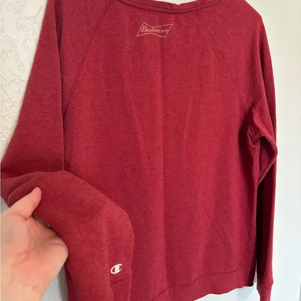Champion Maroon Sweatshirt with Gold Accents - Image 6