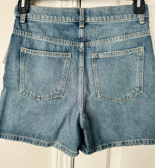 Anthropologie Pilcro Country Denim Skorts, Size 26 - Image 11