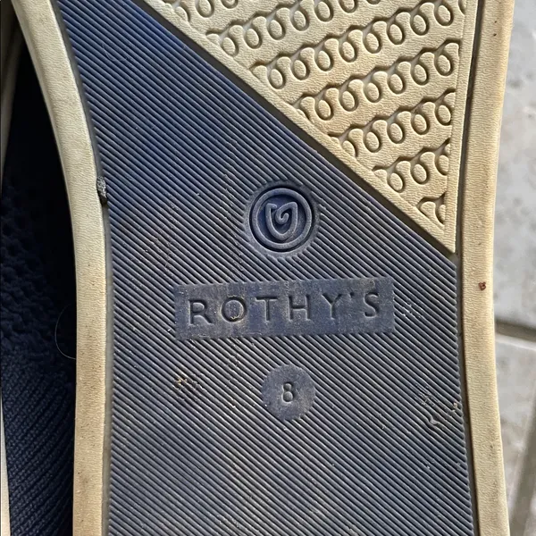 Rothy's Maritime Lattice Stitch Sneakers Navy - Image 11