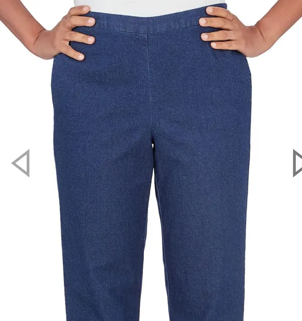 alfred dunnor Women's Denim Pull On Short Length Pant - Image 5