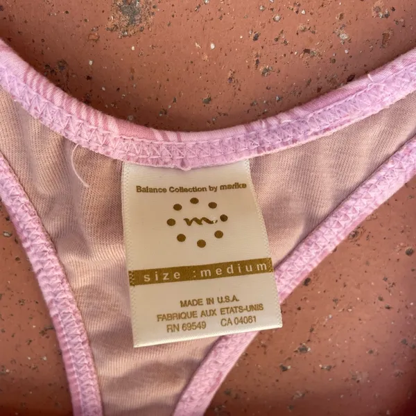 Vintage cropped workout top - Image 3