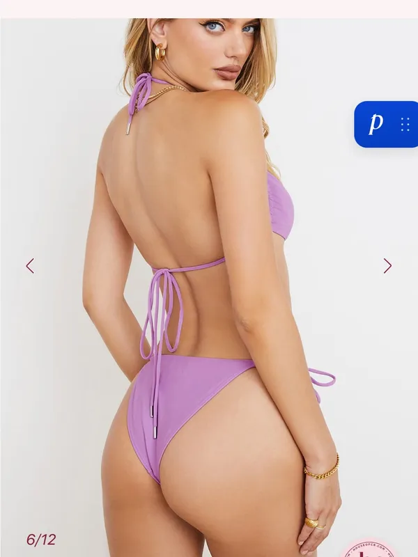 House of cb Tie-Side Bikini Bottoms - Image 5